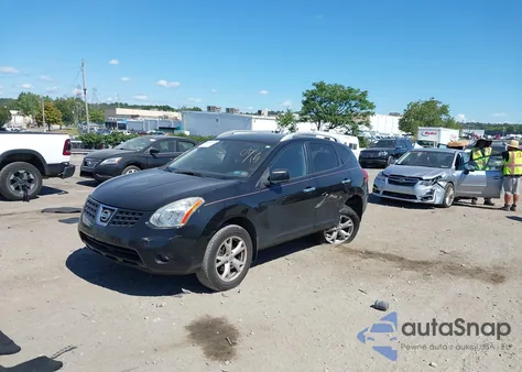 2010 Nissan Rogue Sl из США, поврежденный, VIN JN8AS5MV2AW103831